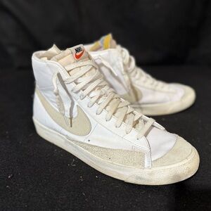 Nike White Blazer Mid Sneakers
